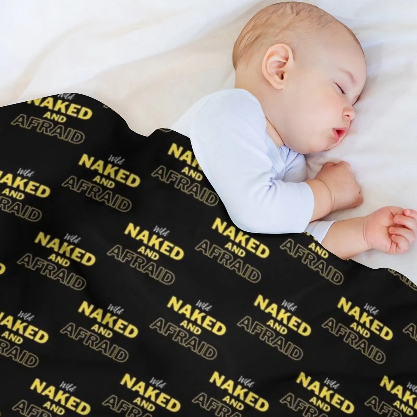 مضحك عارية وآخرة برنامج تلفزيوني مروحة هدية رمي بطانية فاخرة الصيف لطيف منقوشة بطانية #3