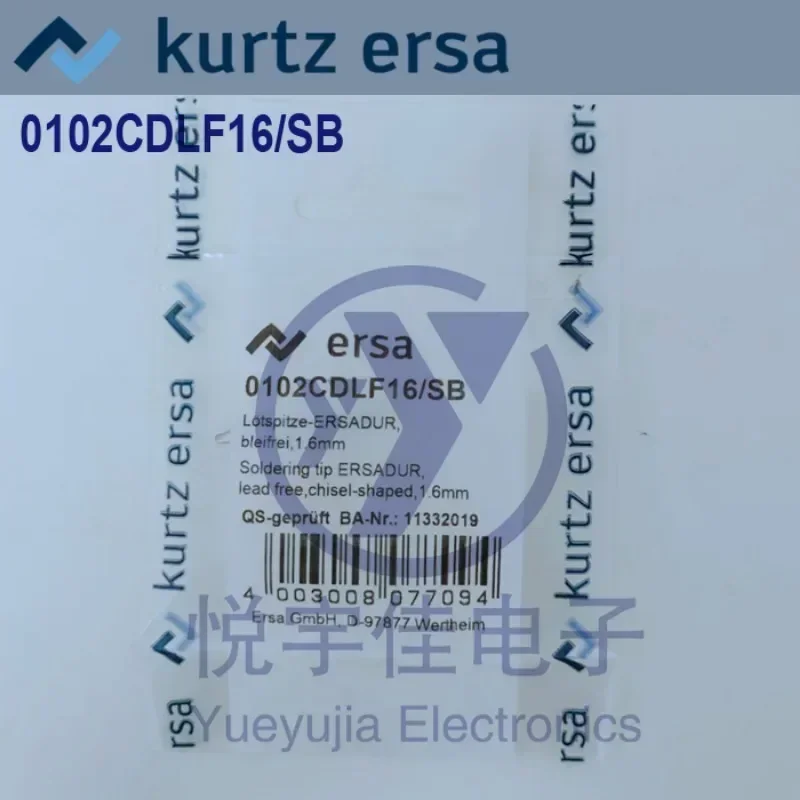 Ponta de ferro de solda com cinzel ERSA 0102CDLF32/SB 0102CDLF12 0102CDLF16 0102CDLF24