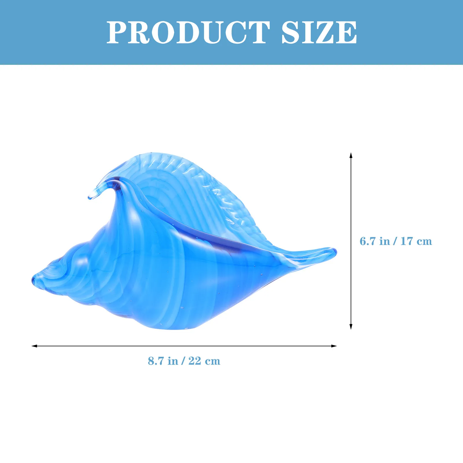 Office Decor Glass Decoration Sea Snail Desktop Ornaments Decorations Artwork Room Cute