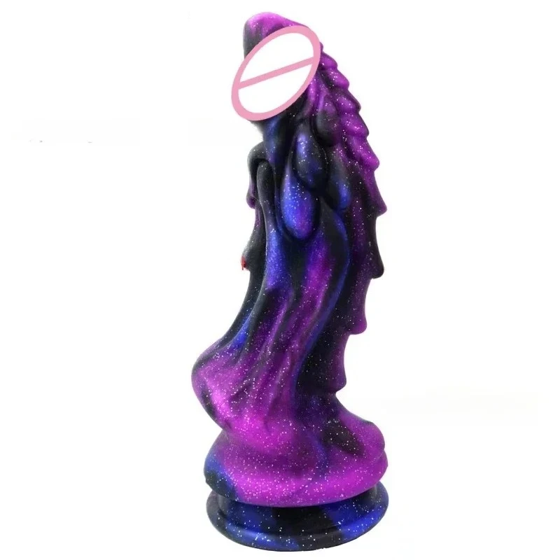 Consolador de dragón para mujer, consolador Anal grande con ventosa, consolador de monstruo suave, tapón Anal de silicona, masajeador de próstata, Juguetes sexuales para hombres