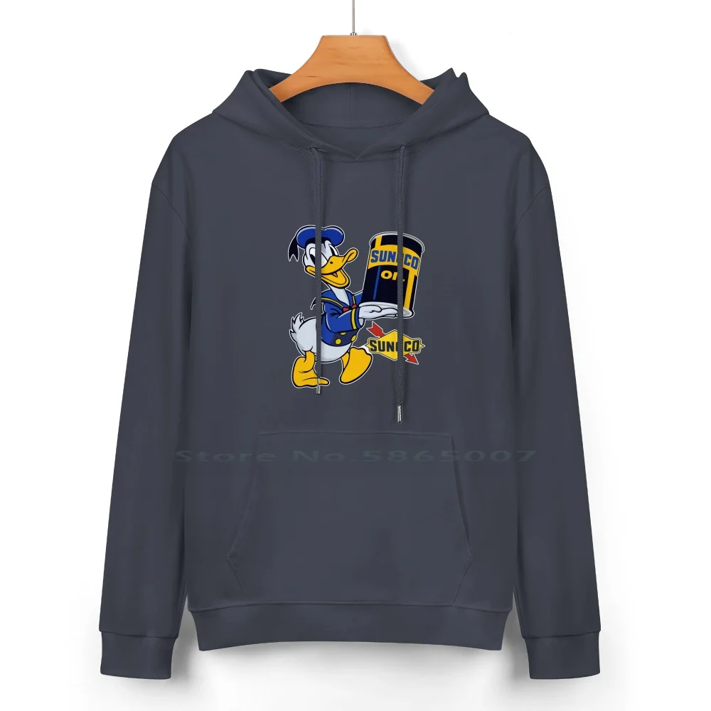 Sunoco Pure Cotton Hoodie Sweater 24 Colors Gasoline Engines Duck Motoring Racing Cars Vintage Motor Oil 100% Cotton Hooded