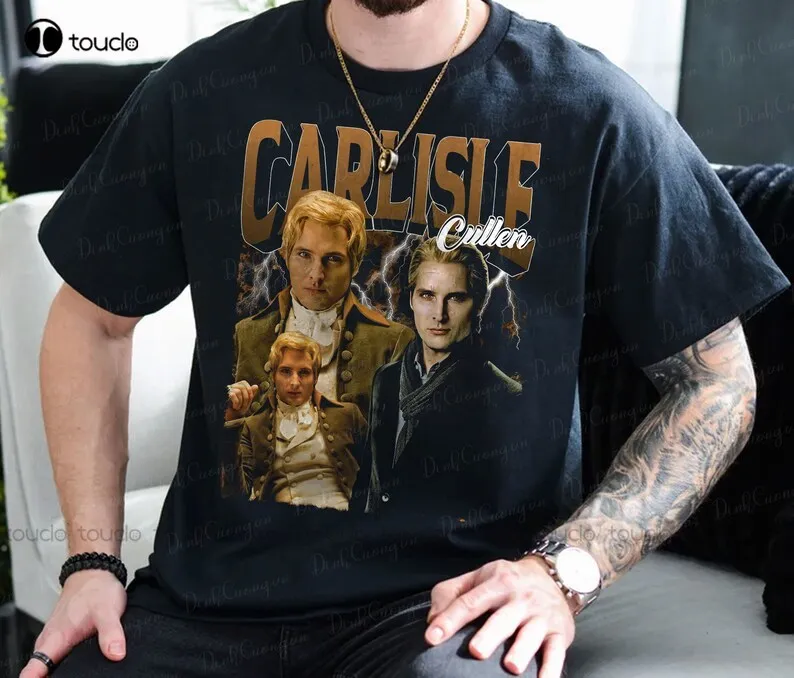 Retro Carlisle Shirt The Twilight Saga Movie Vintage 90'S Trending Tee T Shirt Vintage O-Neck Streetwear Oversized Xs-5Xl