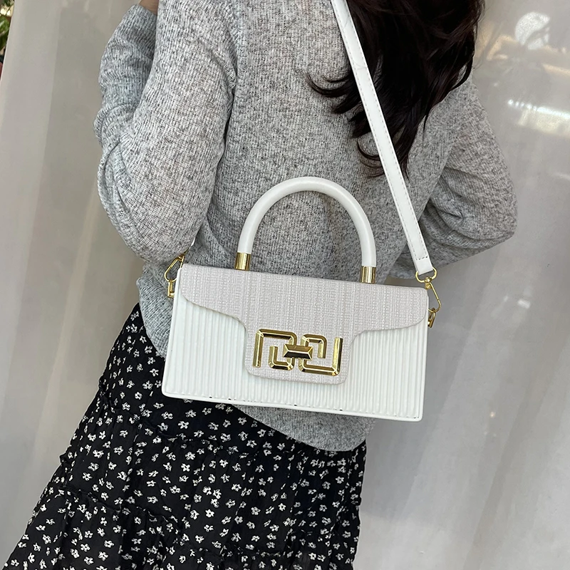 Sac à main élégant en cuir véritable pour femmes, fonction bandoulière et épaule, Design classique élégant, marque de luxe célèbre