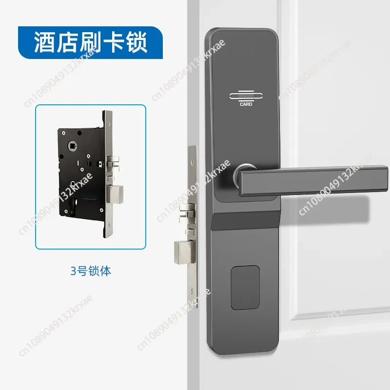 Bluetooth APP Smart Fingerprint Door Lock, Biometric Digital Electronic Lock for Wooden Door, Smart Home 24×240mm Lock Body