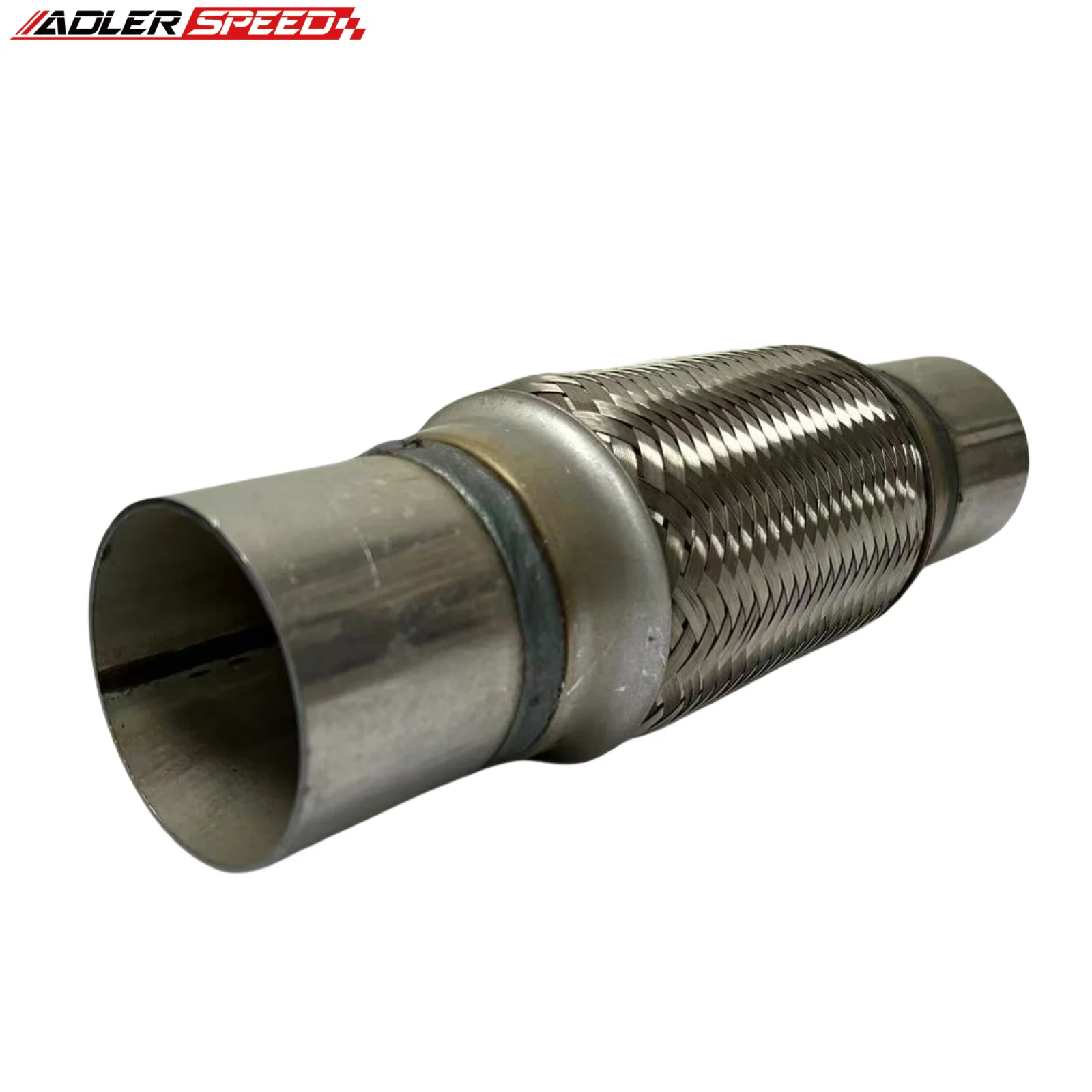 

2.0" (50.8MM) OD x 6" (152.4MM）x 10" (254MM) OL Stainless Steel Exhaust Flex Pipe Double Braided Coupling