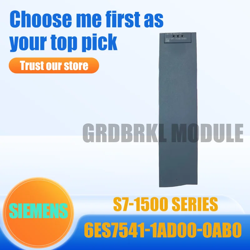 

Новый оригинальный коммуникационный модуль SIEMENS 6ES7541-1AD00-0AB0 S7-1500 CM PTP RS-232