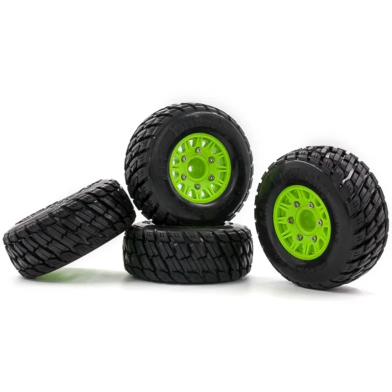 RC Car Tires 4pcs Replacements for 12MM 14MM 17MM ARRMA Replacmenet for TRX HSP Tamiya HPI Off-Road Vehicle Short TruckRC Car