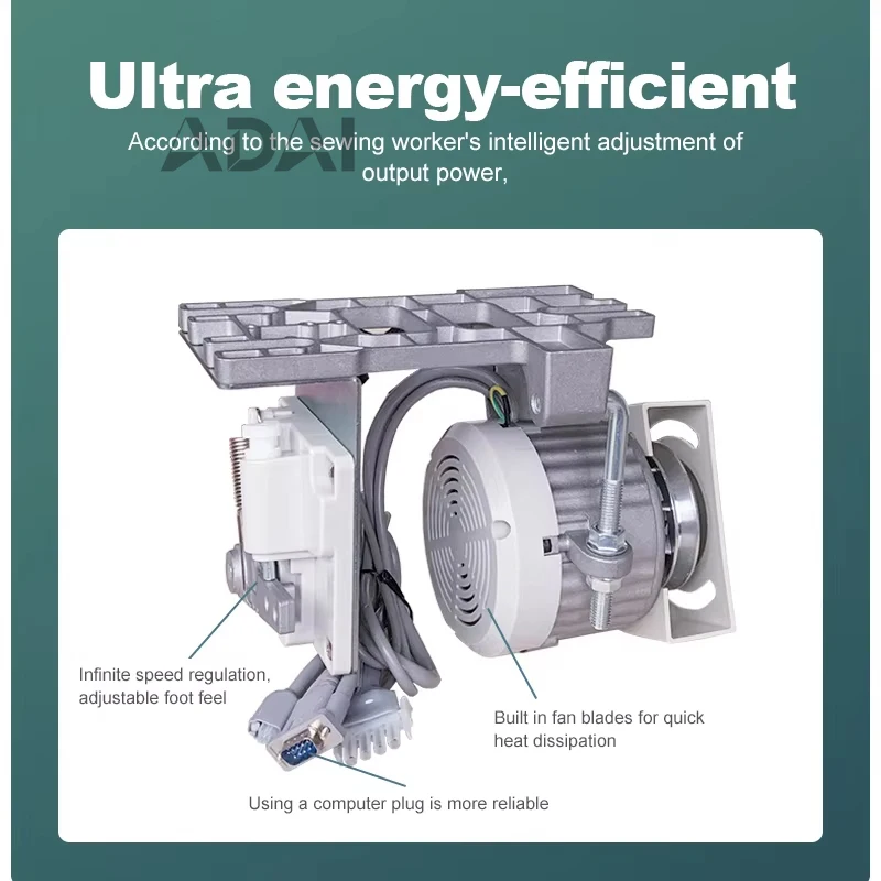 

Permanent brushless magnetic motor, 650W 220V silent electronic brushless motor, used for sewing machines