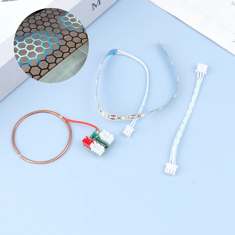 Touch-sensitive River Table Module Kit Modular Switch Induction Ring Tape Light Light Strip Wire Harness Set Cellular Coil Light