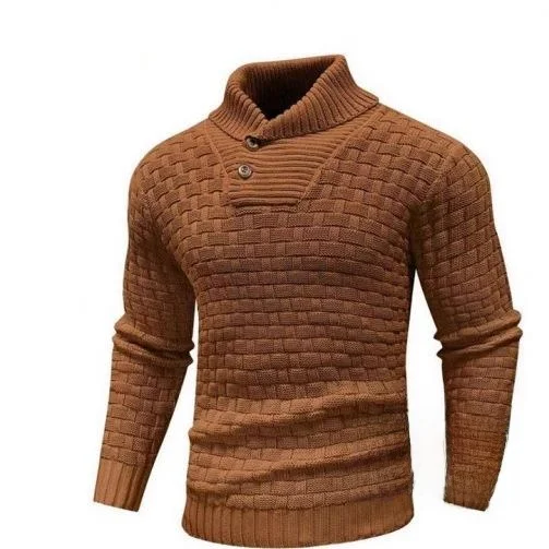 

Faionable round Ne Knitted Sweater 2024 Men's Slim Fit Overhead irt Casual Wear Youth Sle Thiened Fabric Easy Care