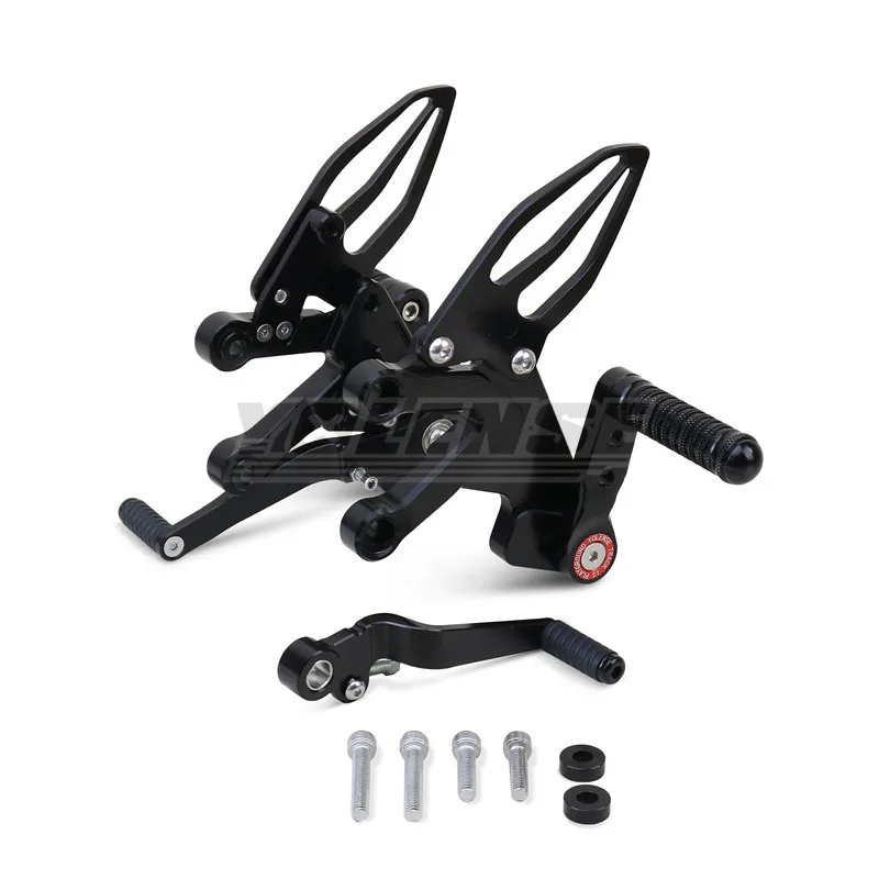 Motorcycle Accessory CNC Footrests Rearset Rear Footpeg Foot Rests For Daytona 660