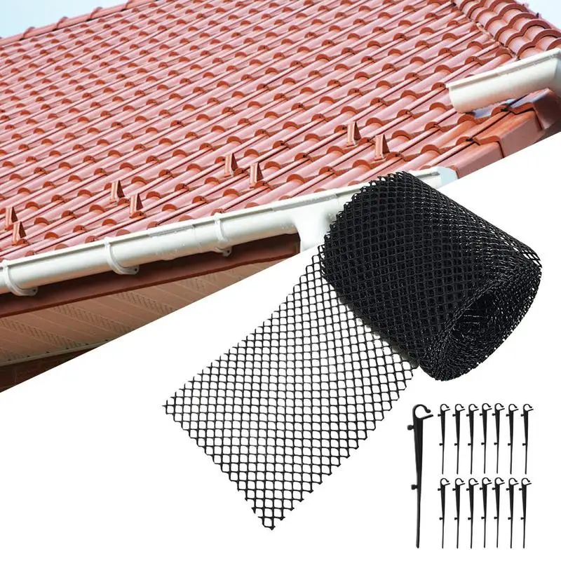 Drainage Ditch Netting Netting Screen Ditch Garden Mesh Barrier Versatile Leaves Debris Trap Drainage Protection Net For Farm