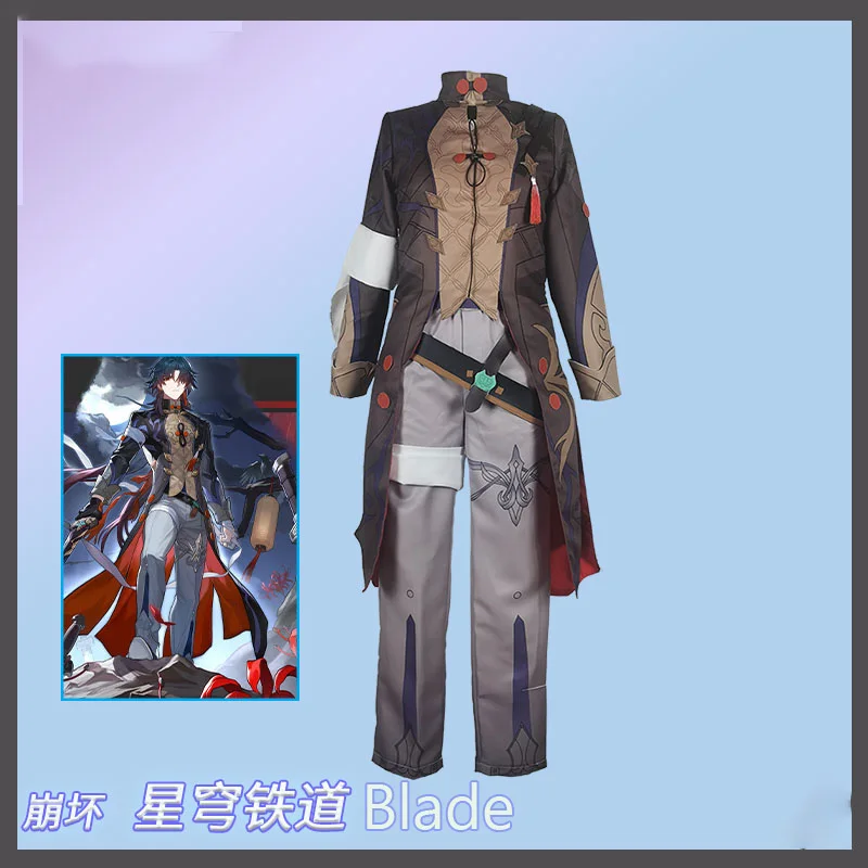 

InYOYO Honkai: Star Rail Cosplay Blade Costume Ren Ancient Style Chinese Hanfu Game Suit Handsome Uniform Halloween Party Outfit