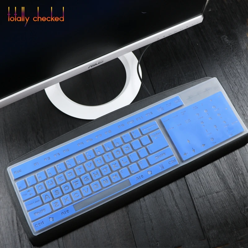 For Lenovo KB-1701 SK8817 K4803 SK-8825L KBBH21 SK8827 KU1619 Desktop PC Mechanical Gaming Keyboard skin Silicone Keyboard Cover