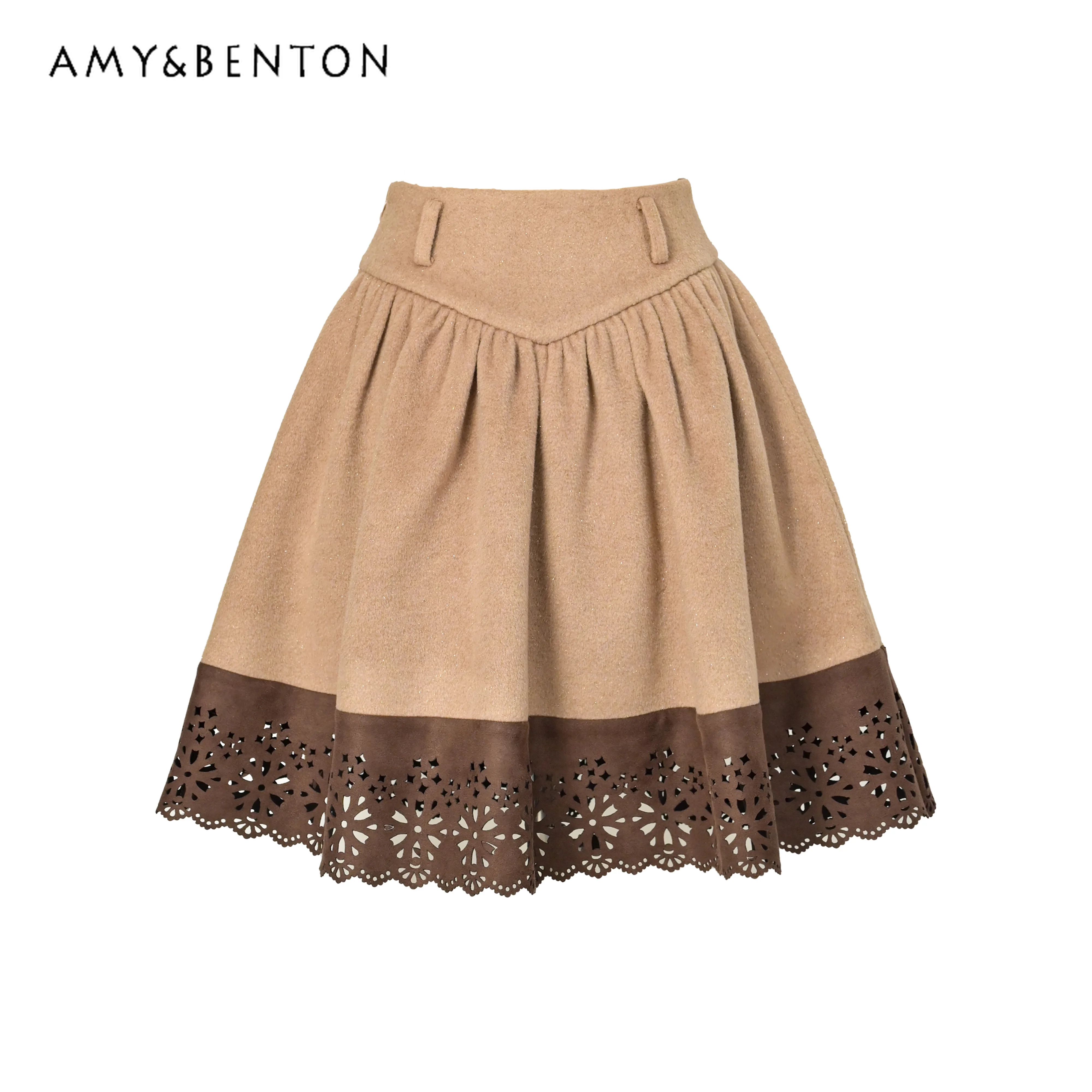 오리지널 디자인 레트로 고딕 빈티지 프린트 PU 네이비 칼라 긴팔 재킷 하이웨이스트 미니 스커트 펑크 스타일 Y2K 투피스 세트