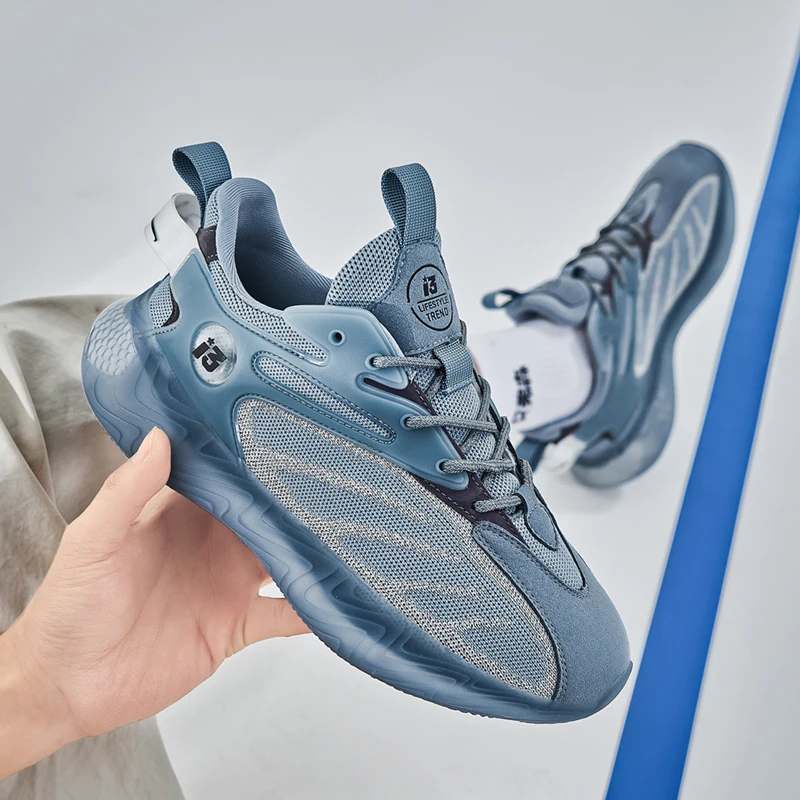 

Лето/осень/зима 2022, новая модная мужская обувь большого размера, повседневная, дышащая, спортивная обувь для бега