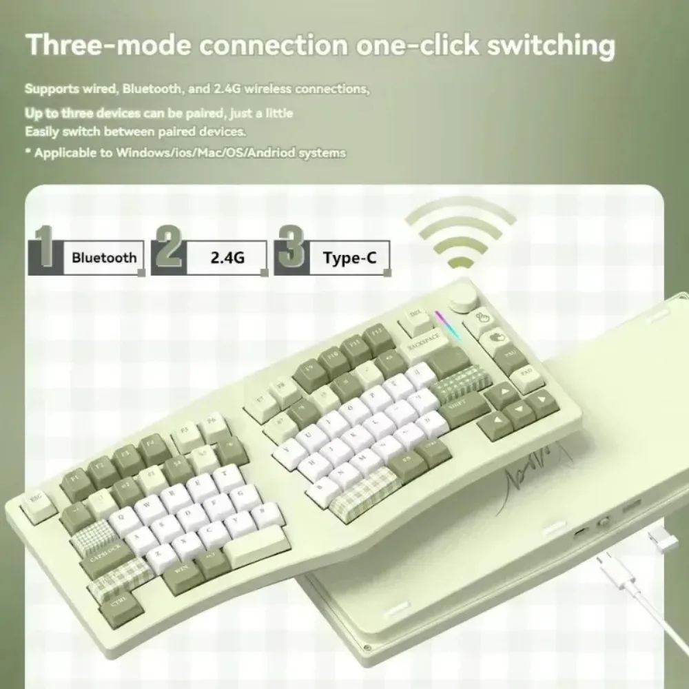FEKER Alice75 メカニカルキーボードアルミシェルワイヤレストライ