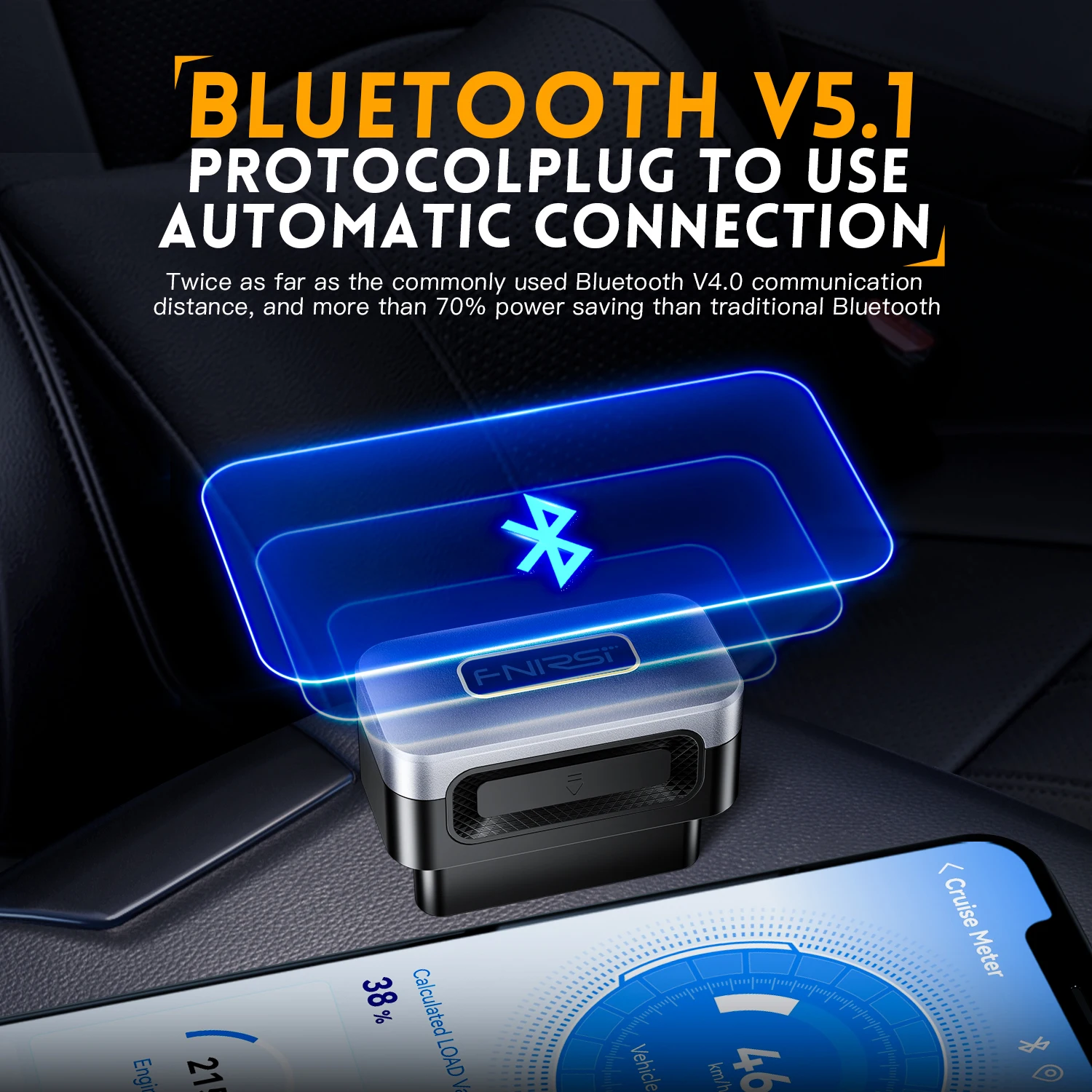 FNIRSI FD10 سيارة OBD2 الماسح الضوئي رمز القارئ واضح خطأ OBD أداة تشخيص IOS أندرويد BluetoothV5.1 تحقق ضوء المحرك إصلاح السيارات