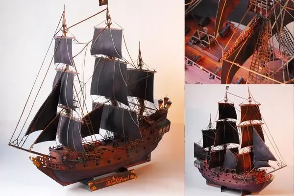 

Pirates Caribbean Black Pearl 3D Paper Model