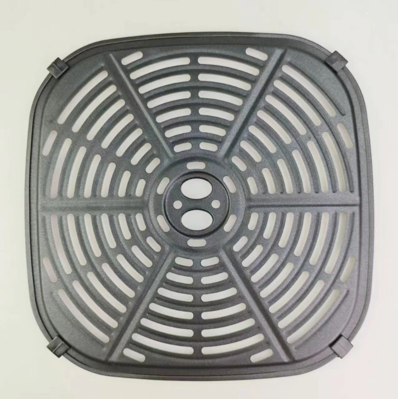 مقالي الهواء وسادة مقالي الهواء المعدنية لوحة مقالي الهواء صينية شواء لوحة متعددة الوظائف أداة الطبخ المعدنية لمقالي الهواء 6QT