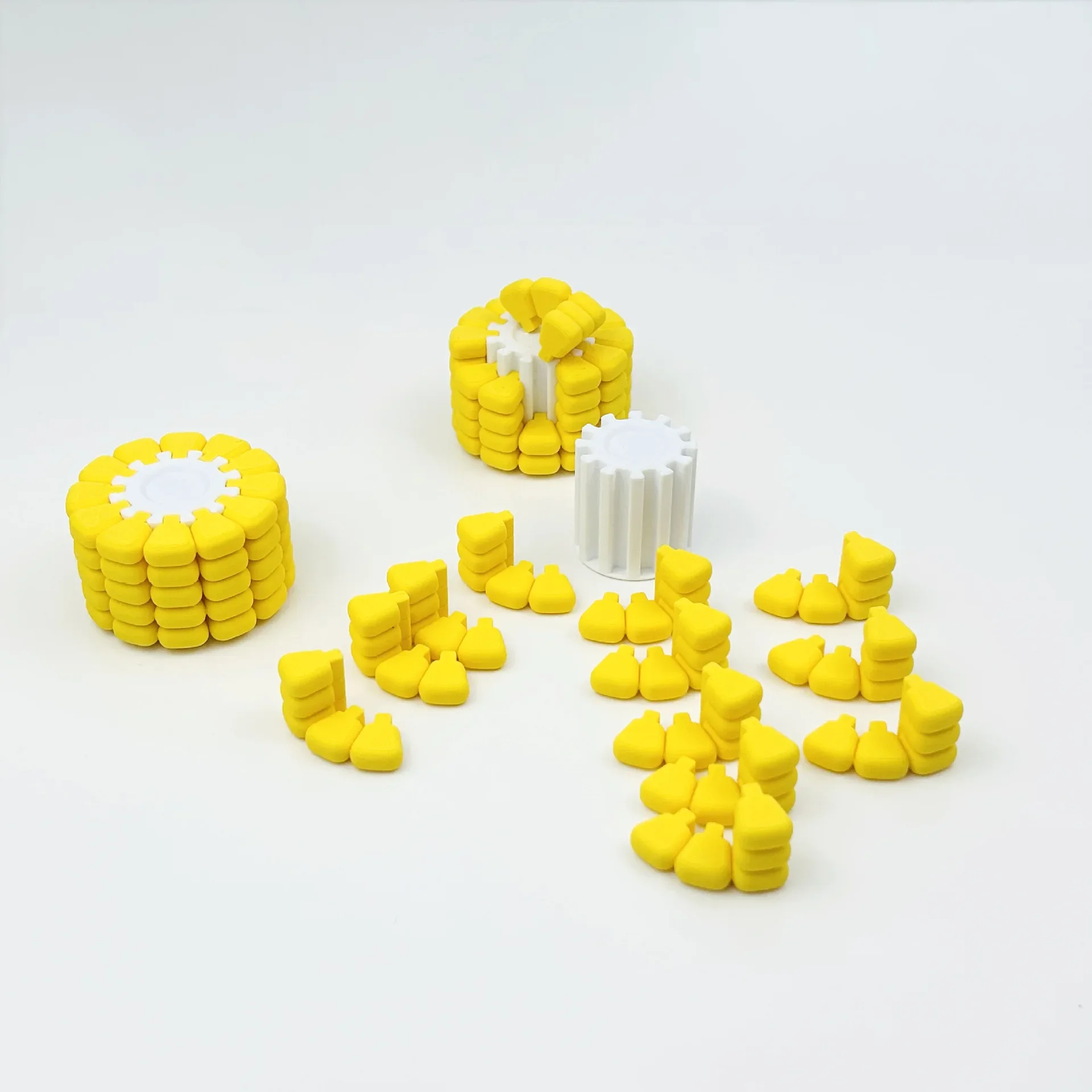 3d Printed Corn Puzzle Mini Ornament Decryption Game Creative Home Decoration Handicraft Ornament Simulation Gift Sets Kid Gift