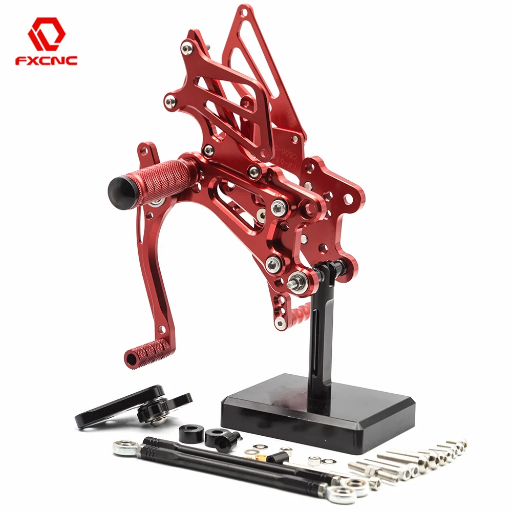 

CNC Adjustable Motorcycle Rearset Rear Set Foot Peg Pedal Footpeg Footrest FOR Honda CBR600RR CBR 600 RR 2007 2008 2009-2023