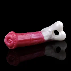 2023 Horse Penis Sheath Mix Color Cock Enlargement Soft Liquid Silicone Wearable Animal Dildo Adult Game Sex Toys For Couples