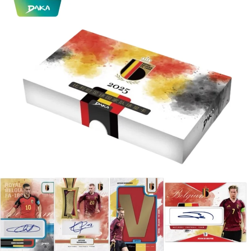 2025-daka-genuine-rovrl-belgian-football-team-collection-card-de-bruyne-doku-signature-card-limited-original-box-gift