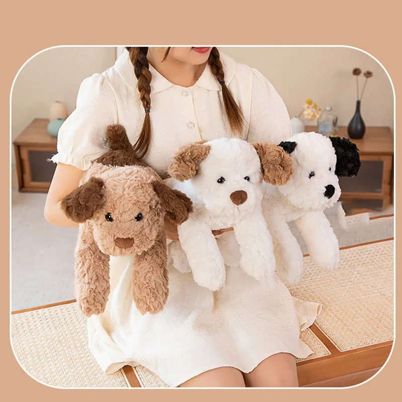 Grand oreiller en peluche en forme de chien, pour canapé, kawaii, décor de chambre, cadeaux d'anniversaire pour petite amie, femmes, mignon, pour enfants