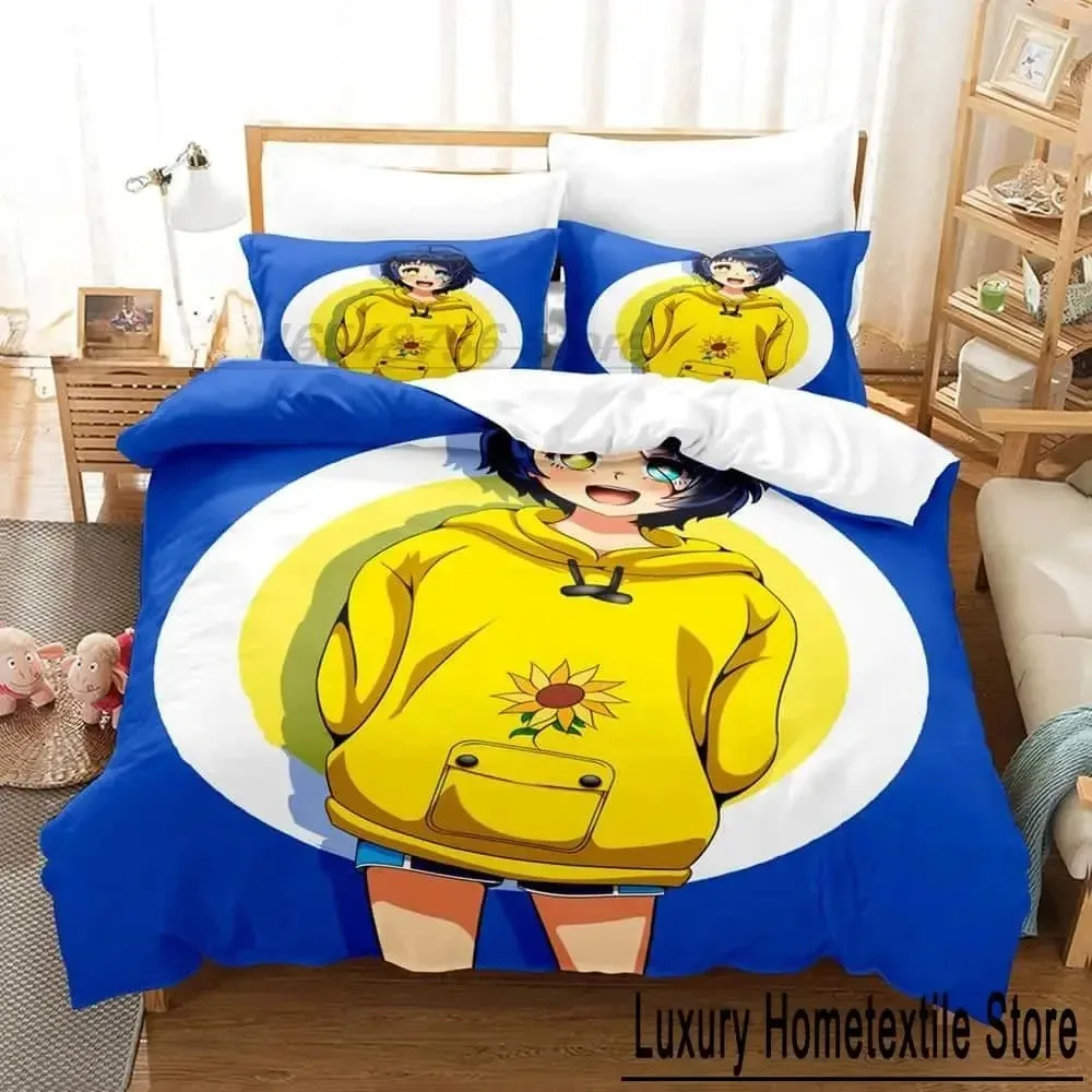 New Wonder Egg Priority Bedding Set Single Twin Full Queen King Size Bed Set Adult Kid Bedroom Duvet cover Sets 3D Anime bed set