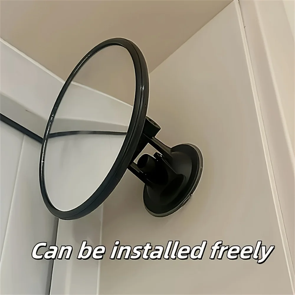 مرآة حائط مستديرة مزخرفة فنية، ديكور معلق أفقي للسيارة، غرفة المعيشة، متجر البيع بالتجزئة يعزز مساحة ديكور المنزل