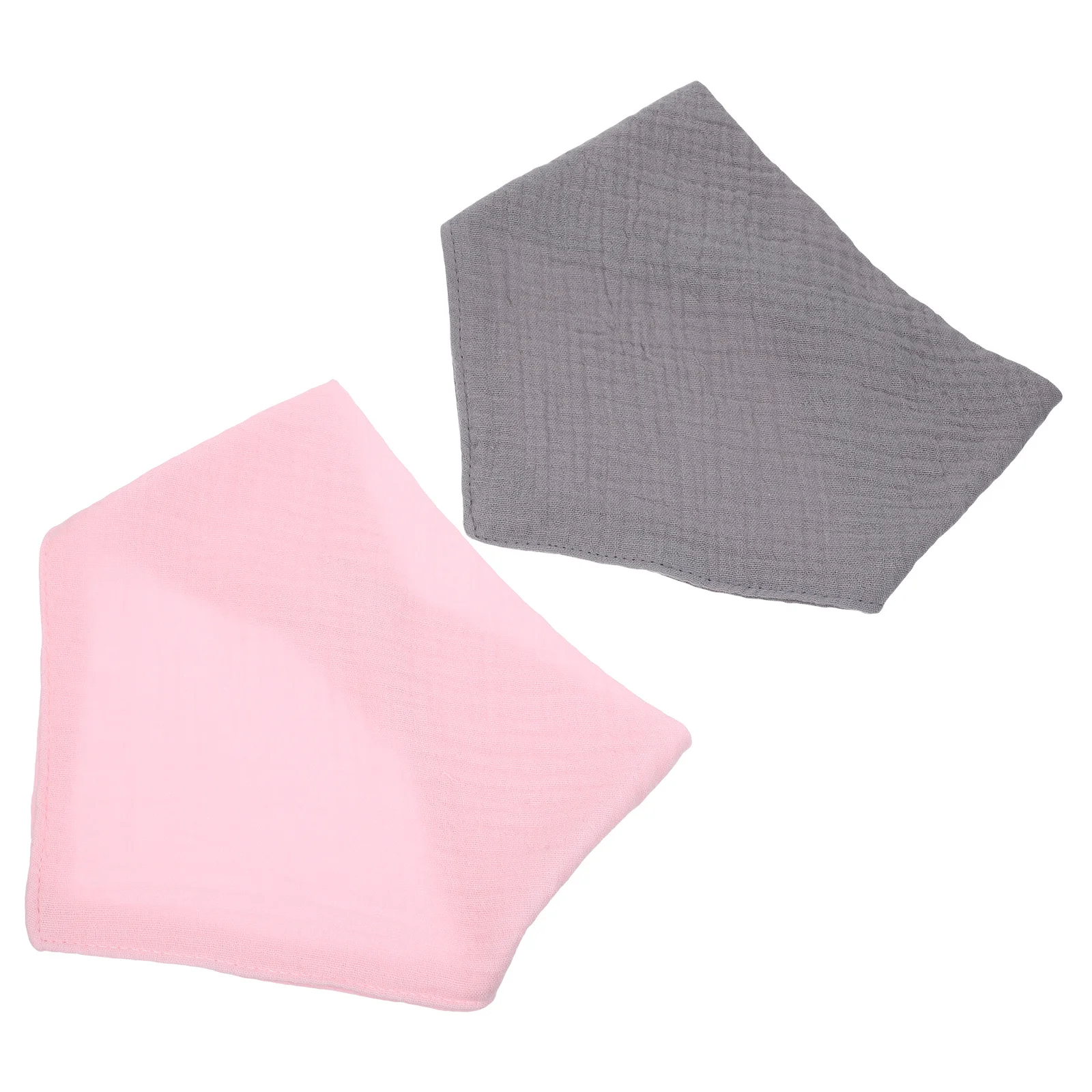 Baberos de algodón para bebé, Bandana Triangular ajustable, Baberos para la dentición, bebés, niños pequeños, Bandana, babero, 2 uds.