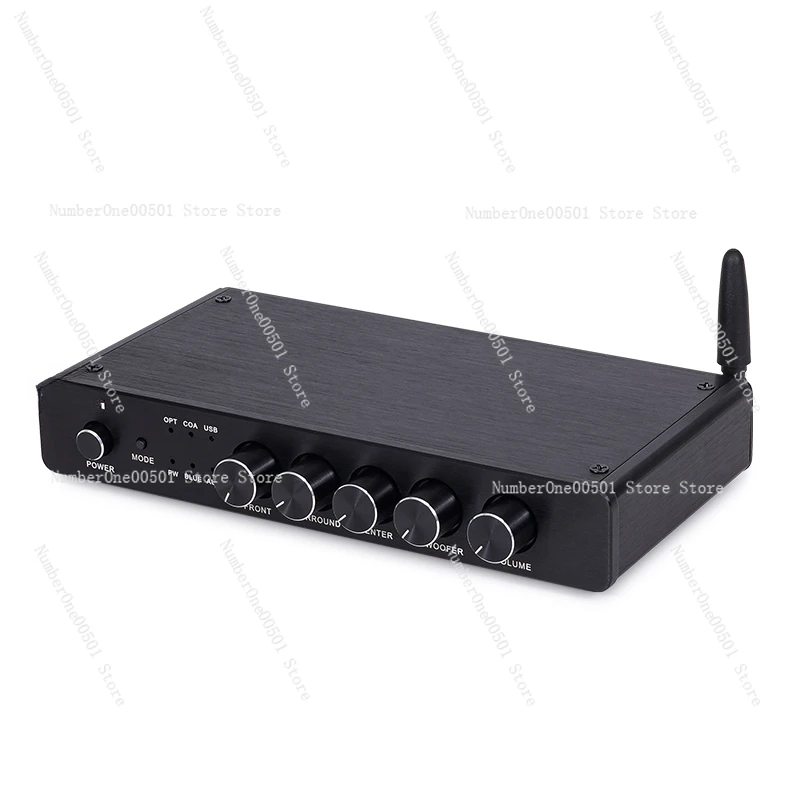 AC3 fever Bluetooth U disk fiber coaxial to 5.1 channel pre-amplifier decoder