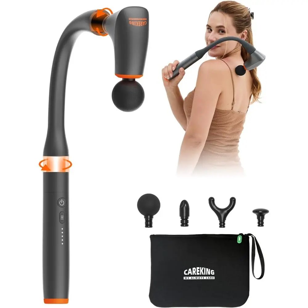 

Portable Deep Tissue Massage Gun for Shoulder, Arm, Thigh, and Waist - Ergonomic Handheld Extension for Pain Relief, Suitable fo