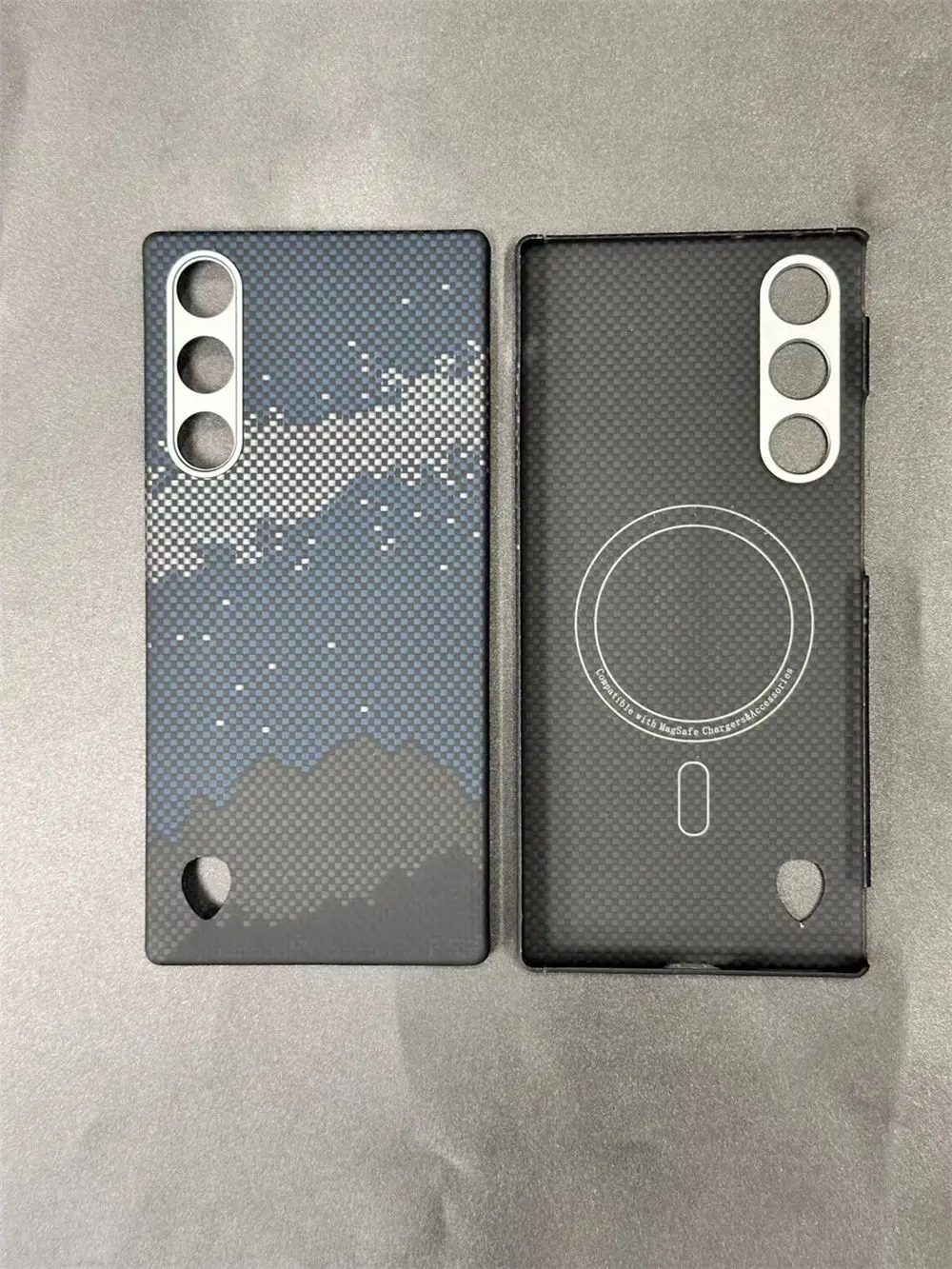 

Genuine Aramid Carbon Fiber Magsafe Case For ZTE nubia RedMagic 10 Air Matte Magnetic Cover