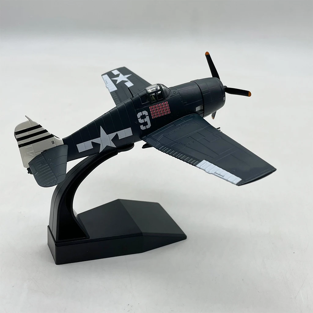 Diecast 1:72 Scale F6F Fighter Model Decor Ornament Kids Toys