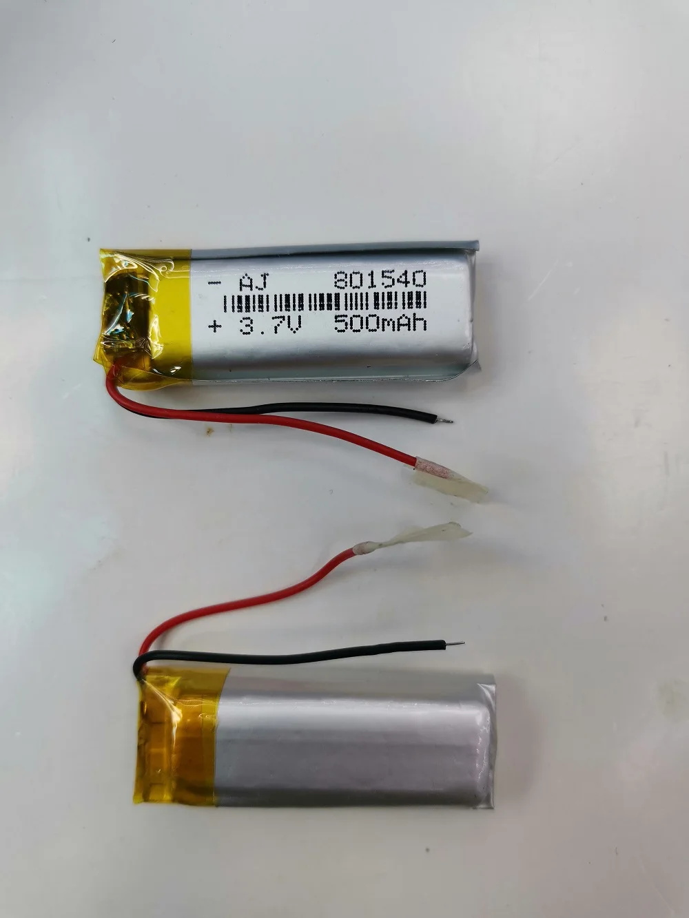 3.7V 801540P 801540 500mah polymer lithium  with protection board , used for bluetooth MP3,MP4 1pcs/lot