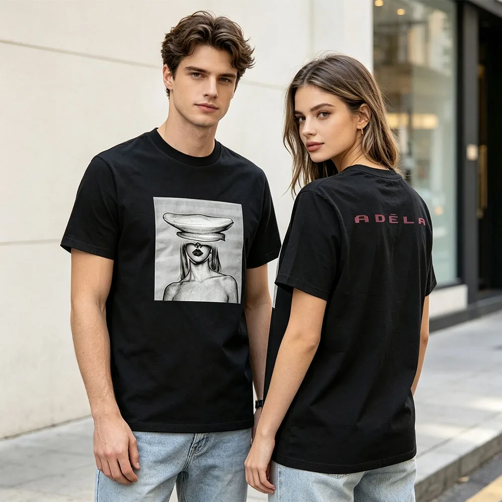 Adela ADÉLA KGB Big Hits T-Shirt Unisex Streetwear Cotton Summer Short Sleeve Casual Tshirts Soft Casual O-neck Female Clothing
