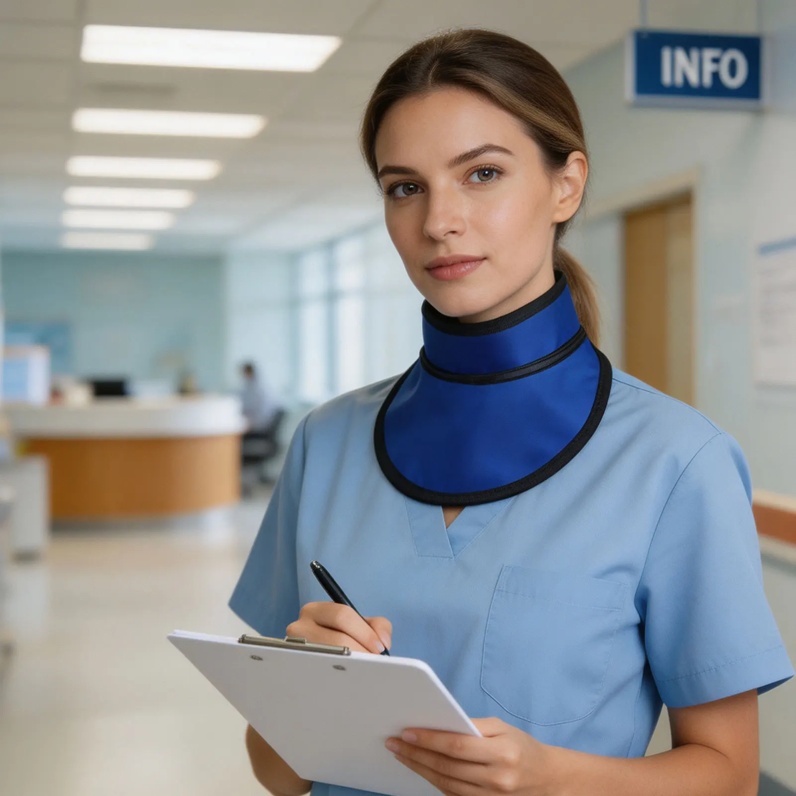 X-Rays Protective Collar CT Radiation-Shield Lead Neck Cover Dentals X-Ray CT Thyroid-Shield For Surgery Room Imaging Clinic