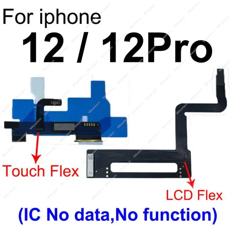 LCD Screen Touch Flex Cable For iPhone 12 13 Mini 12 13 14 Pro Max Touch LCD Display Flex Cable Without IC Data Parts