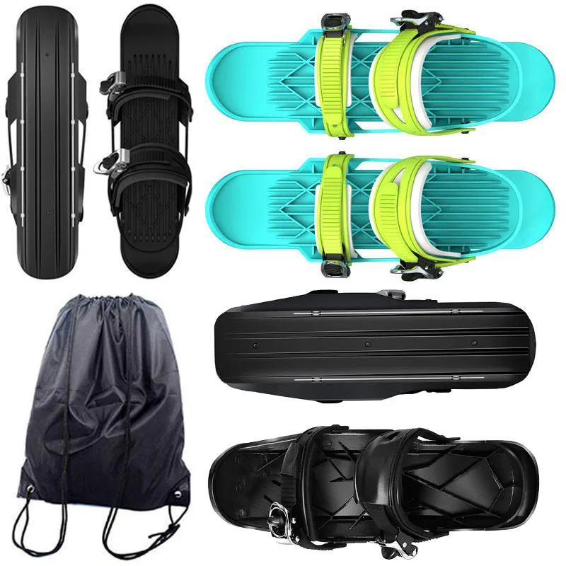 

Three generations of ski board shoes outdoor sports pedal ski shoes sledge board