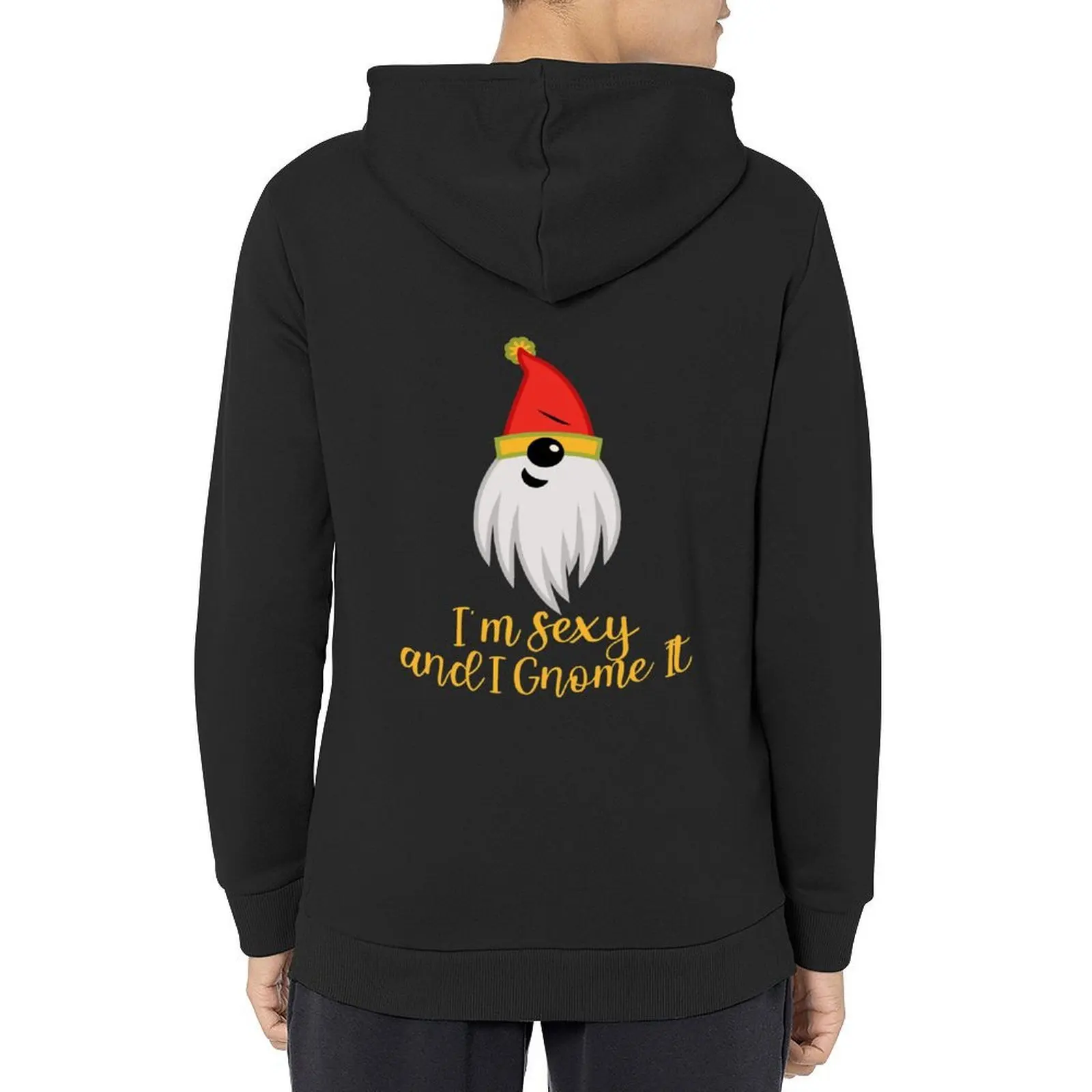 

I'm sexy and i Gnome it, Funny Christmas Garden Gnome Hoodie men's clothing winter clothes man hoodie