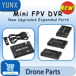 Mini FPV DVR Video Audio Recorder Module NTSC/PAL Switchable Built-in Battery For FPV Racing Drone RC Models