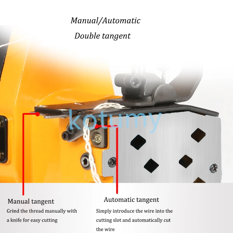 Imagem -05 - Máquina de Costura Elétrica Máquina de Embalagem Automática Indústria Têxtil Agrícola Máquina de Selagem de Bolsa Tecido