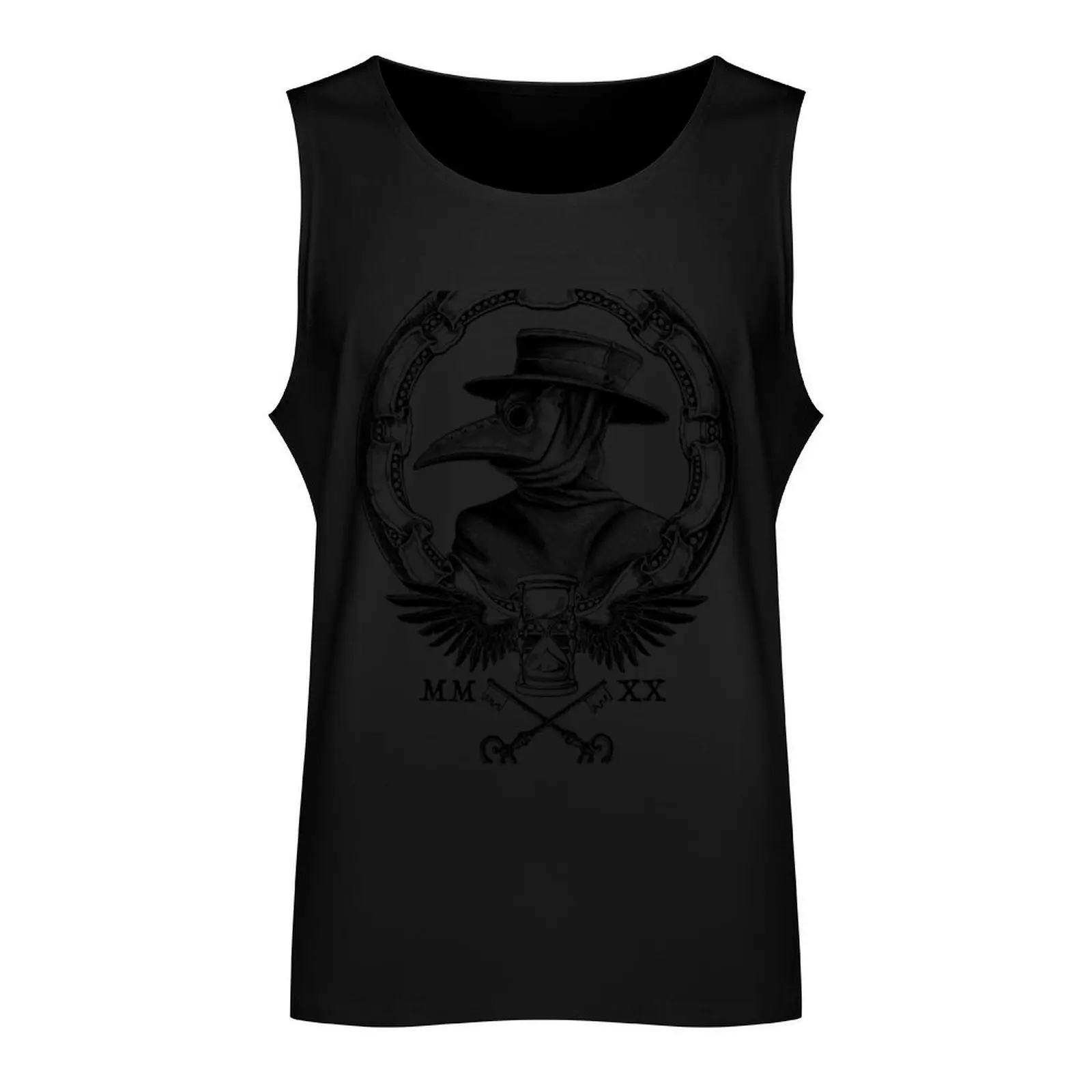 Plague Doctor Tank Top Men's gym singlets for men