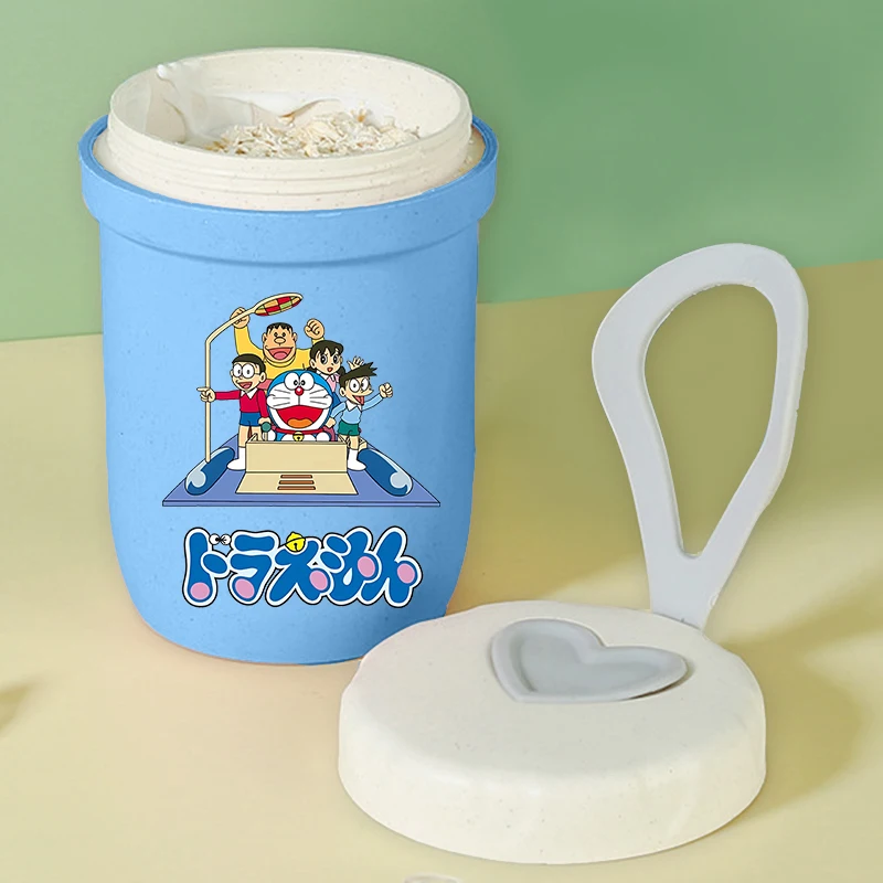 Doraemon Girl Boy Portable Bre - Meal Prep Oatmeal Jars 评论和价格