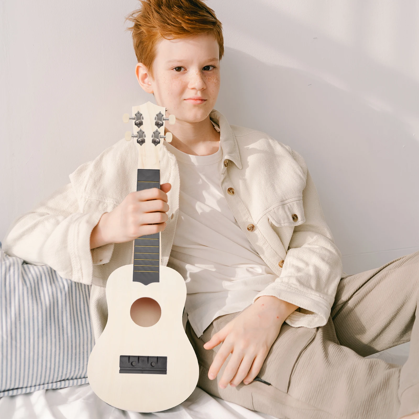

DIY H Made Material Assembly Child Music Talent Gift Set Ukulele Accessories Musical Diy Ukulele Kit Instrument