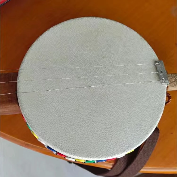 Round Goat Skin Head para Shaman Drum, Drumhead Skin para African Drum, DIY Drum Parts Acessórios