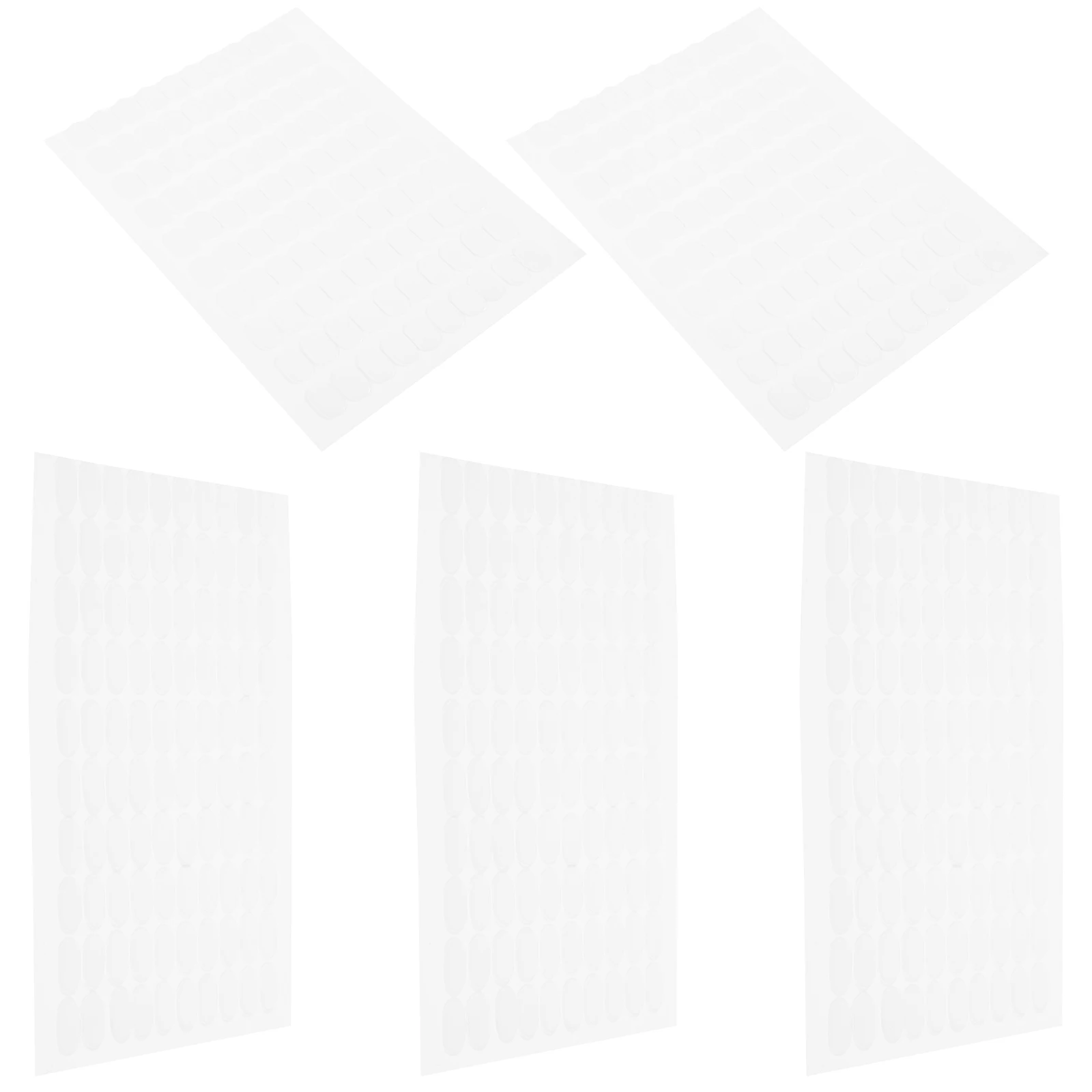 

500 pcs Transparent Adhesive Nails Clear Removable Double Sided Wall Mount Tack Points Hanging Bathroom Accessories