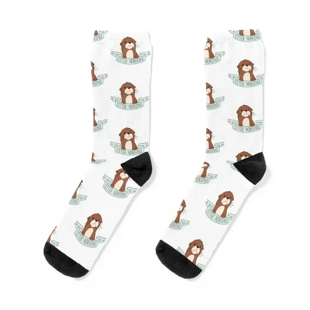 Otter Nonsense Socks Stockings men cotton high quality compression Socks Male Women's